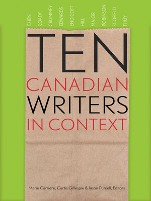 cover image of Ten Canadian Writers in Context